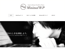 Tablet Screenshot of minimalwp.com